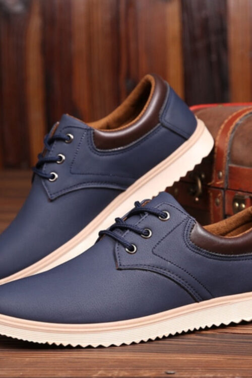 Mens Casual Flat Oxford Sneakers
