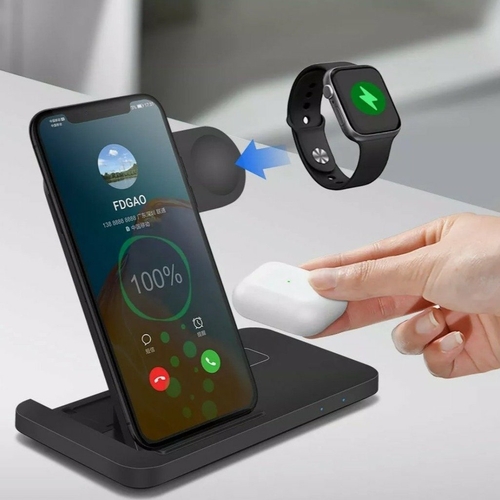 Ninja Dragons 3 in1 Wireless Foldable Charging Station - Image 2