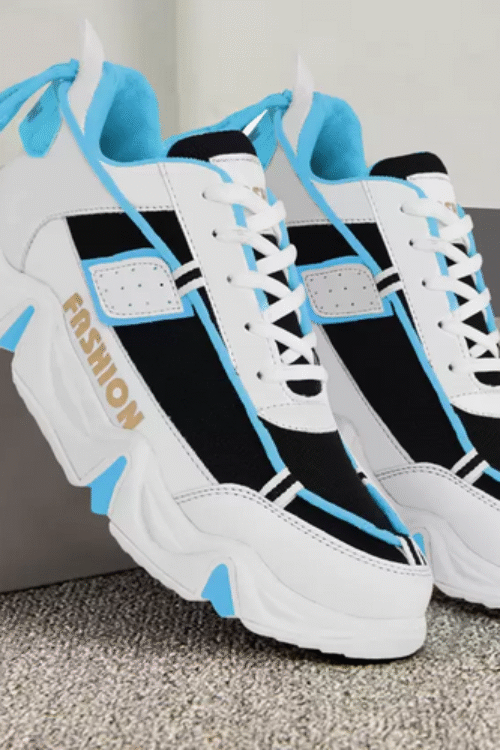 Sneaker Walking Shoes For Men Size 10 color BLUE