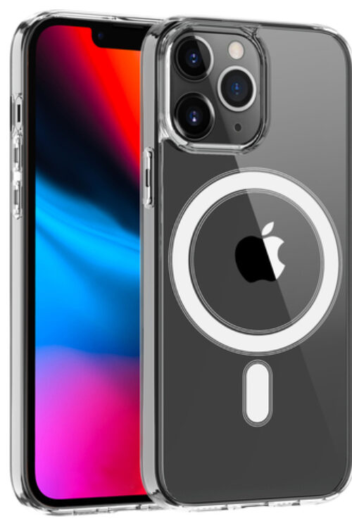 KIKO Transparent Clear MAGNETIC Magsafe Circle Case for iPhone 13 Pro