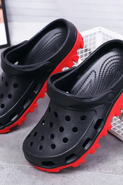 Summer large size men and women sandals high quality outdoor beach shoes men comfortable dual-use indoor home slippers 36-51