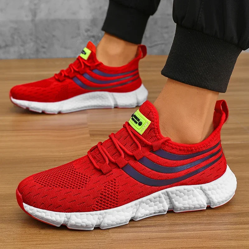 Men’s Sneakers Comfortable Breathable Platform Shoes Summer Man Running Shoes Breathable Comfortable Fashion Walking Sneakers - Image 2