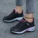 Outdoor Hiking Shoes For Women Thick Sole Height-Enhancing Shaking Shoes For Non-Slip Soft Sole Mother Shoes Casual Travel