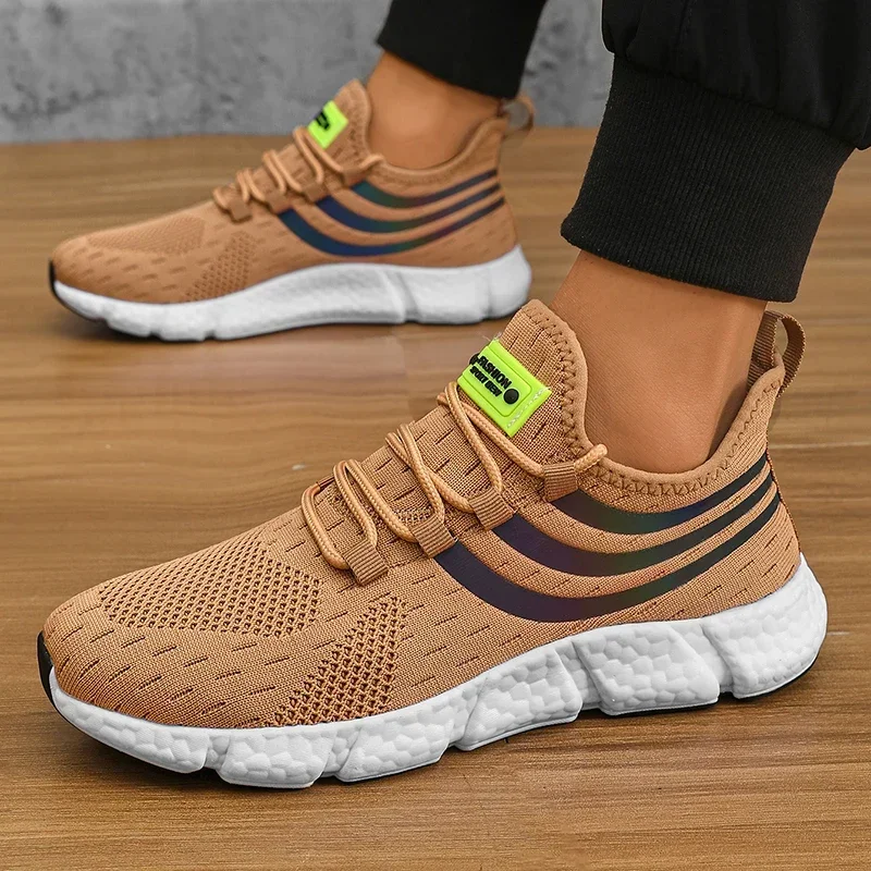 Men’s Sneakers Comfortable Breathable Platform Shoes Summer Man Running Shoes Breathable Comfortable Fashion Walking Sneakers - Image 4