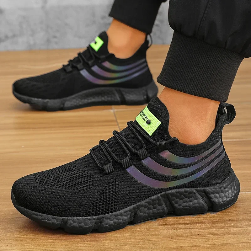 Men’s Sneakers Comfortable Breathable Platform Shoes Summer Man Running Shoes Breathable Comfortable Fashion Walking Sneakers - Image 5