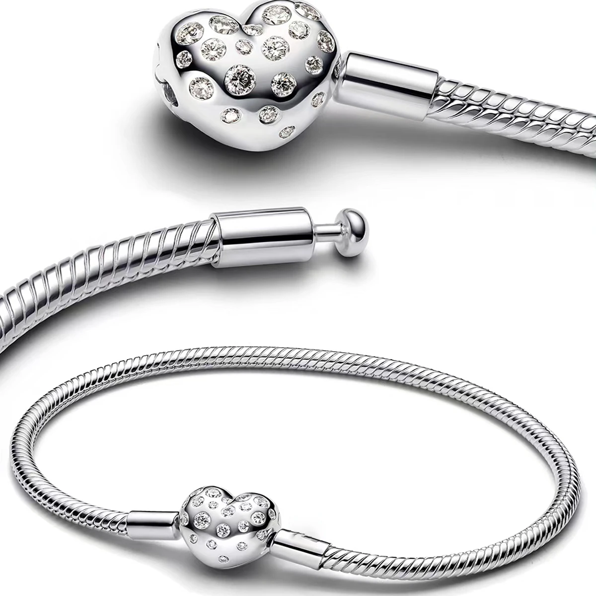 925 Sterling Silver kitty Family Tree Shell Charm For Women Fashion Classic Original DIY Bracelet Exquisite Jewelry Gifts - Image 3