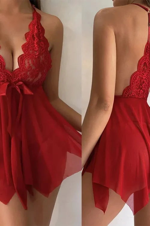 Sexy Lingerie Women Sleepwear Sexy Pajamas Lace Dress Mujer Pornos Costumes Exotic Apparel Female Underwear Sex Clothes