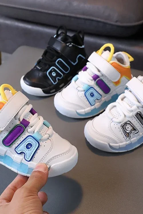 Girls Boys Sports Shoes Baby Shoes Toddler Non-slip Sneakers Casual Soft Shoes for Children Girls Baby Kids Outdoor Shoes