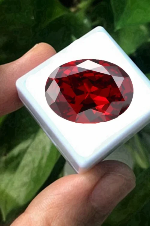 Brilliant Cut 13x18mm Oval Cut Red Garnet Gemstones Natural Mined Garnet Diy Jewelry VVS Gem For Diy Jewelry Making