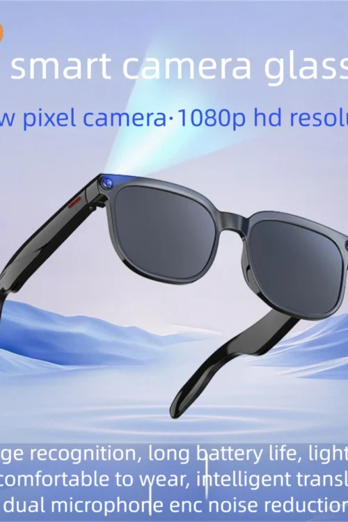 AI Smart Glasses 8 Million Camera Bluetooth Sunglasses Shoot Audio Call Video Music Player Multifunctional Smart Glasses Men