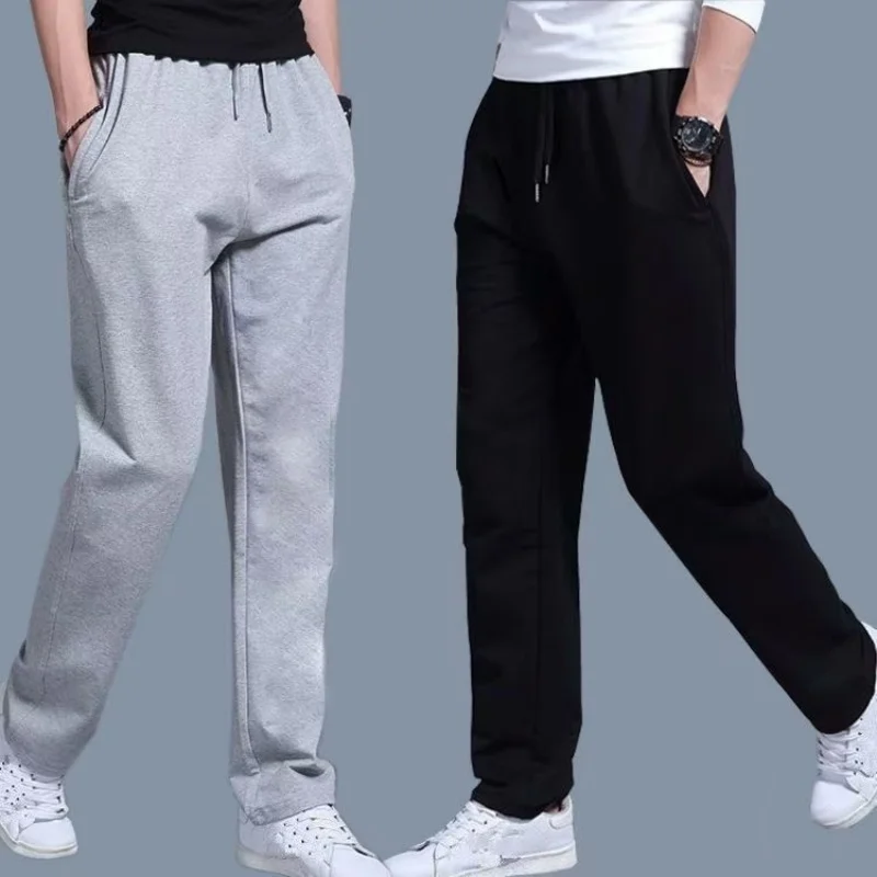 New Korean Straight tube Men Casual Sports Pants Running Workout Jogging Long Pants Gym Sport Trousers for Men Jogger Sweatpants - Image 3