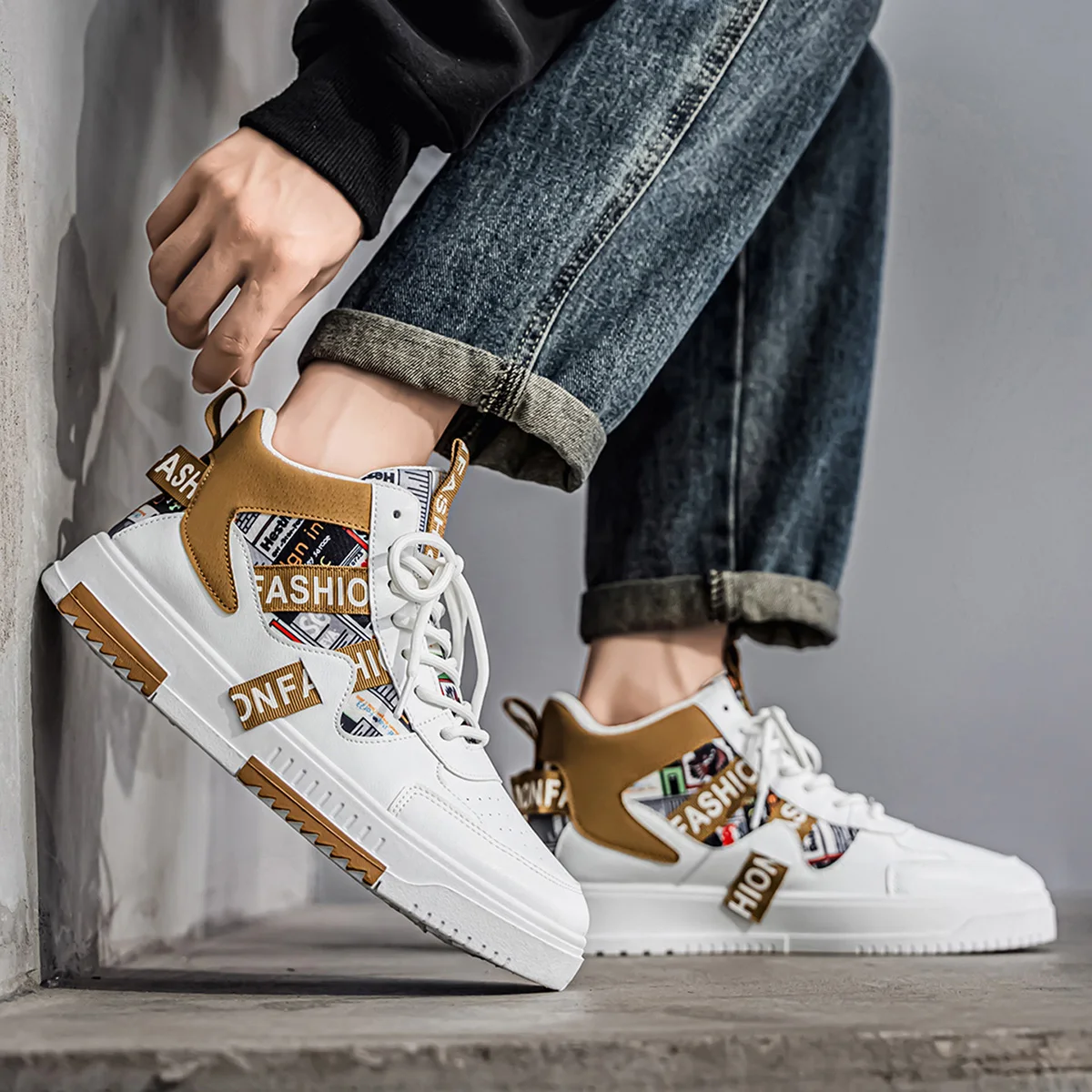 Men's casual sports outdoor hiking trendy fashion street comfortable - Image 6