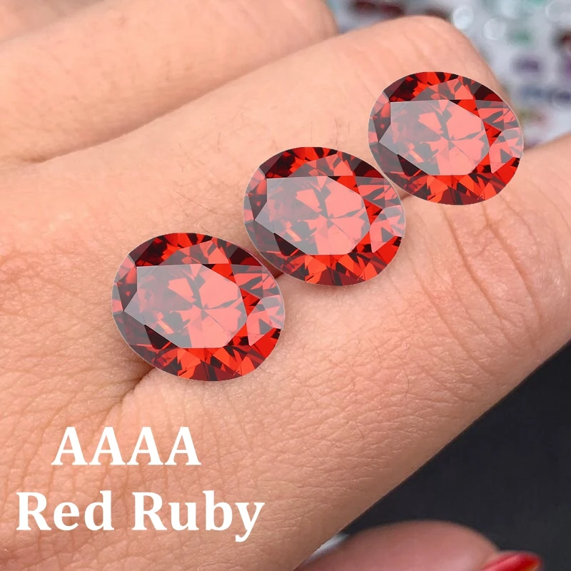 Brilliant Cut 13x18mm Oval Cut Red Garnet Gemstones Natural Mined Garnet Diy Jewelry VVS Gem For Diy Jewelry Making - Image 6
