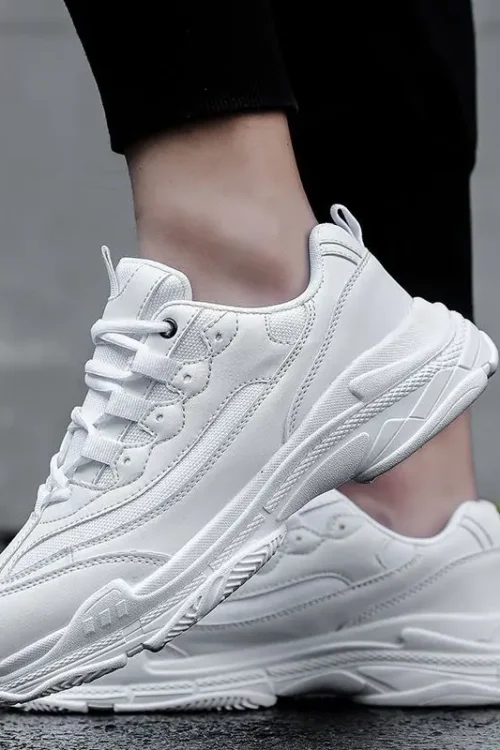 Autumn Shoes for Men 2025 New Trendy Sports Breathable Chunky Sneakers Unisex Platform Shoes Height Increase Casual