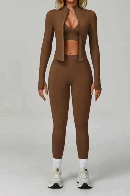 Seamless Sports Set Women’s Fitness 2/3PCS Yoga Suit Sportswear Running Bra Workout Scrunch Butt Leggings Gym Athletic Wear