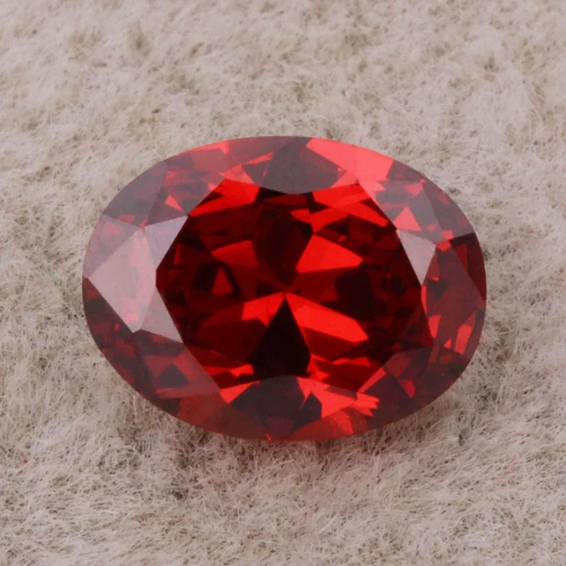 Brilliant Cut 13x18mm Oval Cut Red Garnet Gemstones Natural Mined Garnet Diy Jewelry VVS Gem For Diy Jewelry Making - Image 4