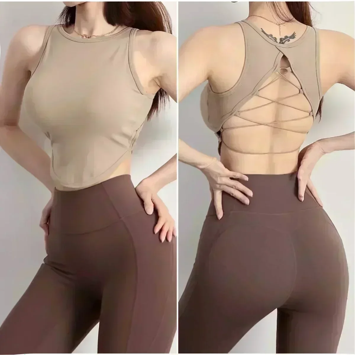 Cloud Hide Front Zipper Sports Bra Women Underwear Push Up Yoga Crop Top Bras Solid Athletic Vest Gym Fitness Shirt Sportswear - Image 5