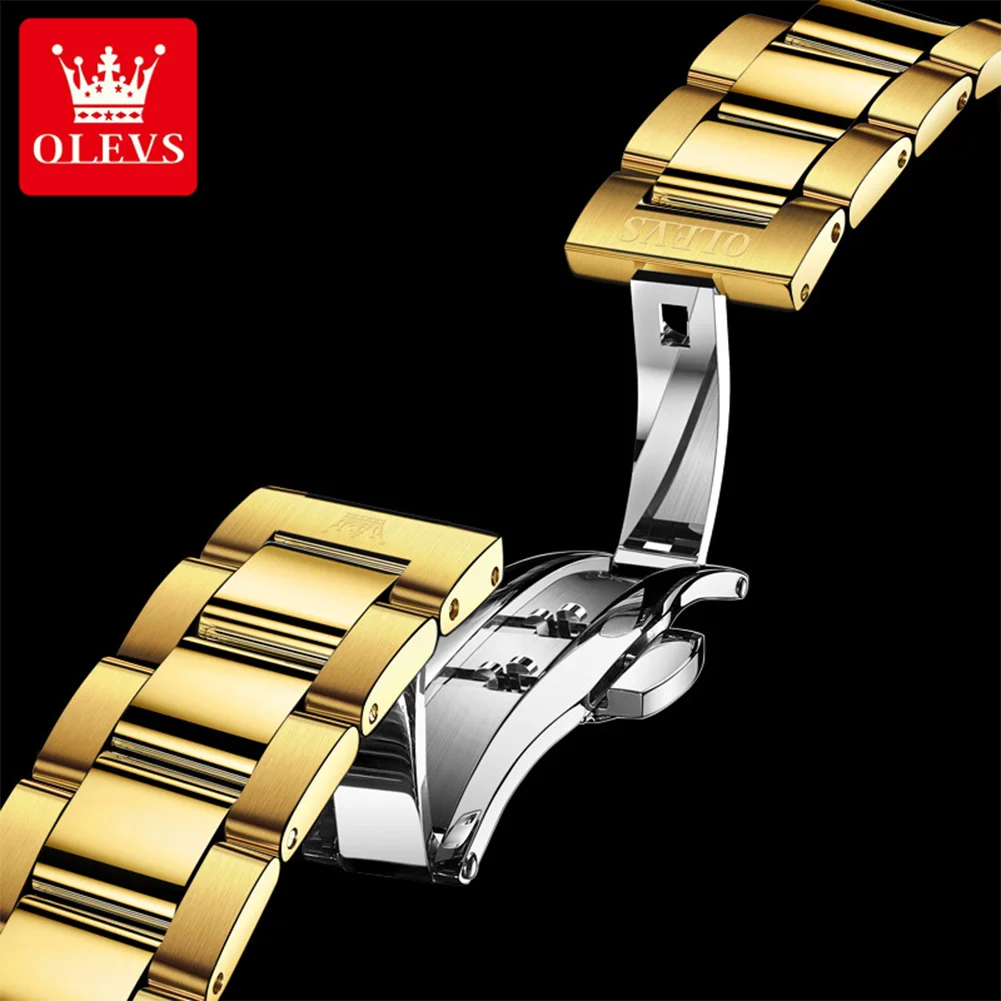 OLEVS 6638 Men Watch Brand Mechanical Movement Automatic Watch Men Luxury Waterproof Calendar Timing Code Original Men Watch - Image 5