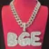 Custom Baguettecz Name Necklace Iced Out Chain Fashion Hip Hop Jewelry Thich Word Pendant Big Bail Pave CZ Letter Gifts For Him