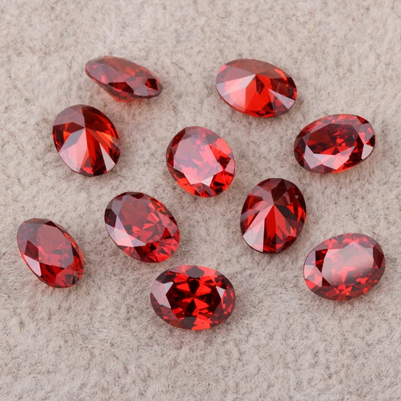 Brilliant Cut 13x18mm Oval Cut Red Garnet Gemstones Natural Mined Garnet Diy Jewelry VVS Gem For Diy Jewelry Making - Image 5