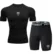 Men Running Sportswear Gym Tight Sports Tracksuit Compression Shirts Shorts Workout Jogging Fitness Clothing Sport Yoga 2Pcs Set