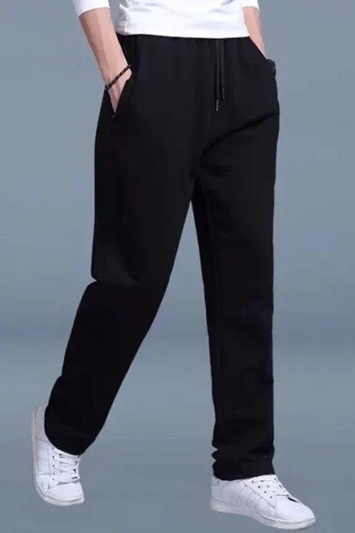 New Korean Straight tube Men Casual Sports Pants Running Workout Jogging Long Pants Gym Sport Trousers for Men Jogger Sweatpants