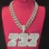 Personalized Solid Back Name Necklace Chain Custom Iced Out Number&Letter Pendant Birthday Gift Icy Baguettecz Hip Hop Jewelry