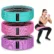 3 PCS Fitness Resistance Bands Set, Non-Slip Elastic Bands for Leg Exercises, Yoga Pilates Stretching, Home Gym Equipment