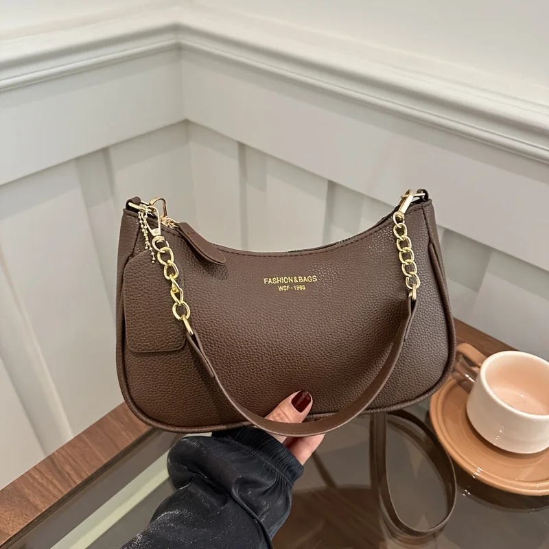 Fashion Shoulder Crossbody Bag with Adjustable Strap, Elegant Underarm Bag for Leisure Daily Party Handbag, Women’S Shoulder Bag