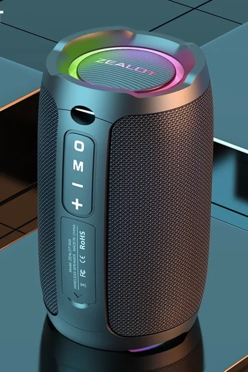 Zealot-S49 20W Portable Bluetooth Speaker Powerful Sound Box Bass Boost Dual Pairing TF TWS USB IPX7