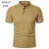 Summer Men's Short Sleeve Collar Tshirts New Solid Color Casual Polo Shirt Trendy Breathable Loose Basic Splice Top