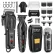 hiena Finish Machine Electric Professional Electric Hair Clippers Beard Clipper Rechargeable Men's Shaver Hair Trimmer Kit