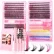 Colour Lash Clusters Set False Eyelashes Extensions Kit Diy Bond And Seal Colorful Simulation Grafted Eyelashes Makeup Supplies