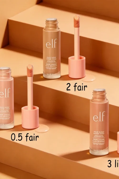 Elf Cosmetics Makeup Set Setting Spray New Shade Foundation Lip Glaze Fine Glitter Lip Oil Enlarged Version of Pre-makeup Gel