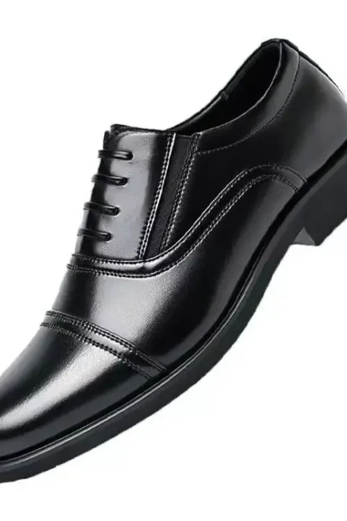 Large Size Fashionable Men’s Daily Comfortable Business Office Formal Shoes Low Cut Round Toe Multifunctional Men’s Wedding Shoe