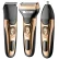 Kemei 3in1 Grooming Kit Electric Shaver For Men Beard Hair Trimmer Body Nose Ear Shaving Machine Face Razor Rechargeable