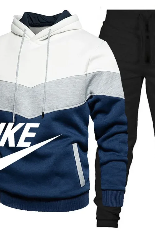 2025 New Autumn Winter Men’s Sets Zipper Hoodie+Pants Pieces Casual Tracksuit Male Sportswear Brand Clothing Sweat Suit