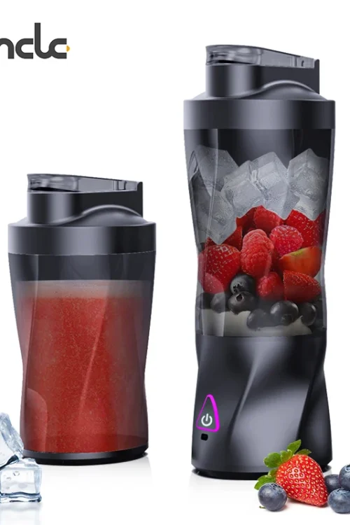 Electric Portable Juicer Fresh Fruit Mixer 700ML Multifunctional USB Rechargeable Shakes Smoothie Blender Outdoor Mixing Cup