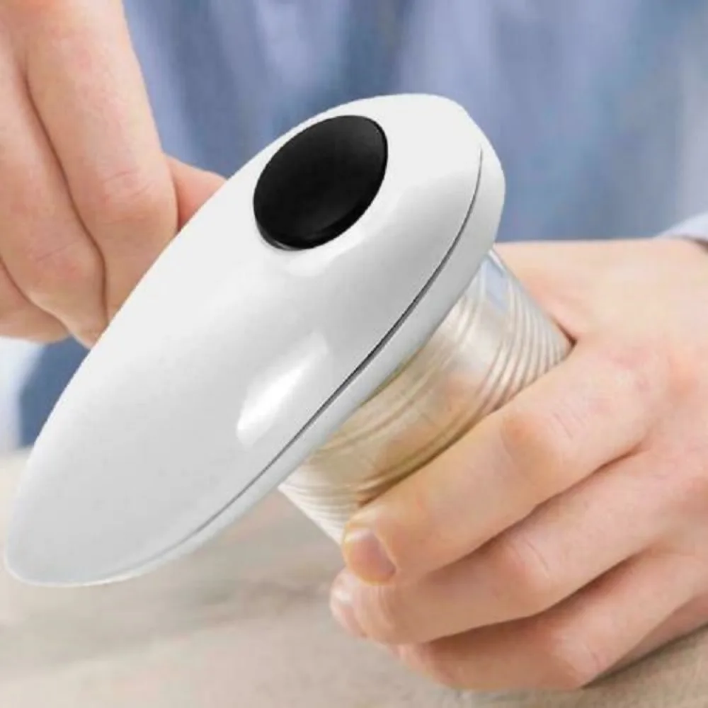 Electric Can Opener Automatic Touch Manual Handheld Can Openers Smooth Edge Practical Jar Bottle Openers Bar Kitchen Gadgets - Image 3