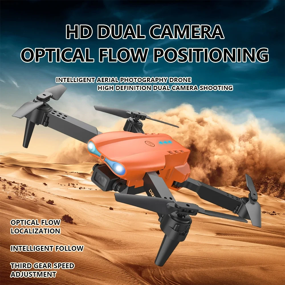 E99Pro HD Professional 4K Aerial Photography Drone Dual Camera WIFI FPV Quadcopter Obstacle Avoidance 40cm Blue Landing Pad Avai - Image 3