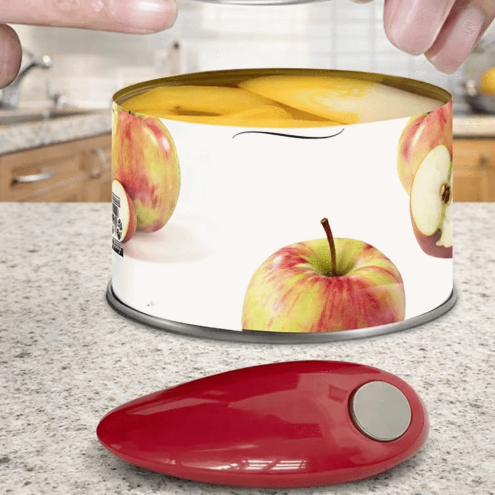 Safe Hands-Free Electric Can Opener Labor-saving Battery-Powered One Touch Jar Opener Universal Automatic Can Opener Chef - Image 2