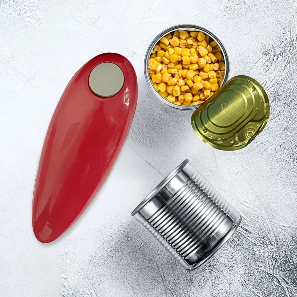 Safe Hands-Free Electric Can Opener Labor-saving Battery-Powered One Touch Jar Opener Universal Automatic Can Opener Chef - Image 3