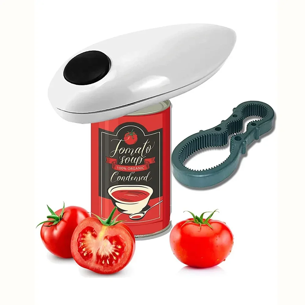 1pc Electric Can Opener; Automatic Can Opener Smooth Edge; Electric Can Openers For Kitchen Arthritis And Seniors; Kitchen Gadge - Image 2