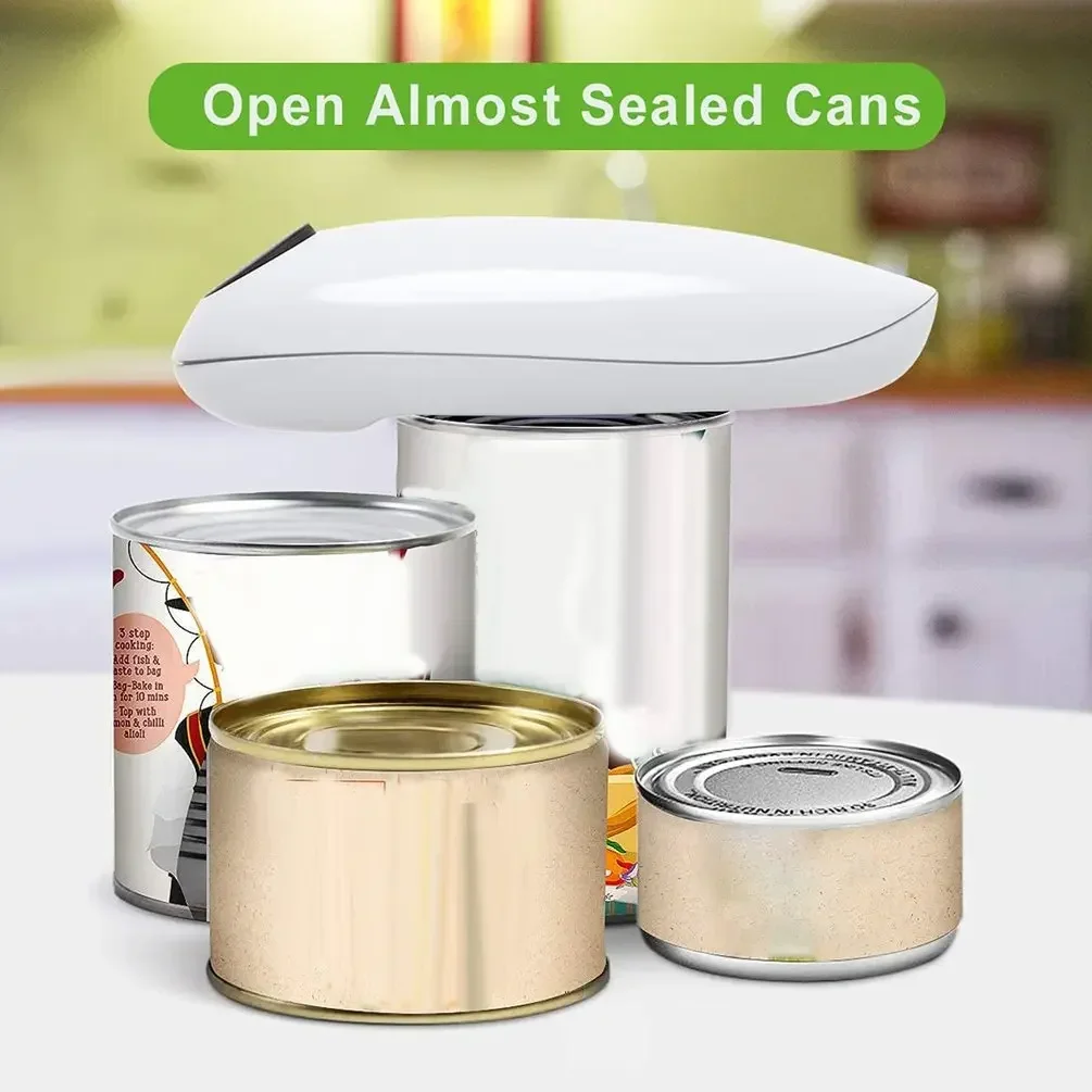 1pc Electric Can Opener; Automatic Can Opener Smooth Edge; Electric Can Openers For Kitchen Arthritis And Seniors; Kitchen Gadge - Image 6