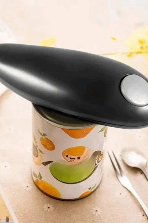 Safe Hands-Free Electric Can Opener Labor-saving Battery-Powered One Touch Jar Opener Universal Automatic Can Opener Chef