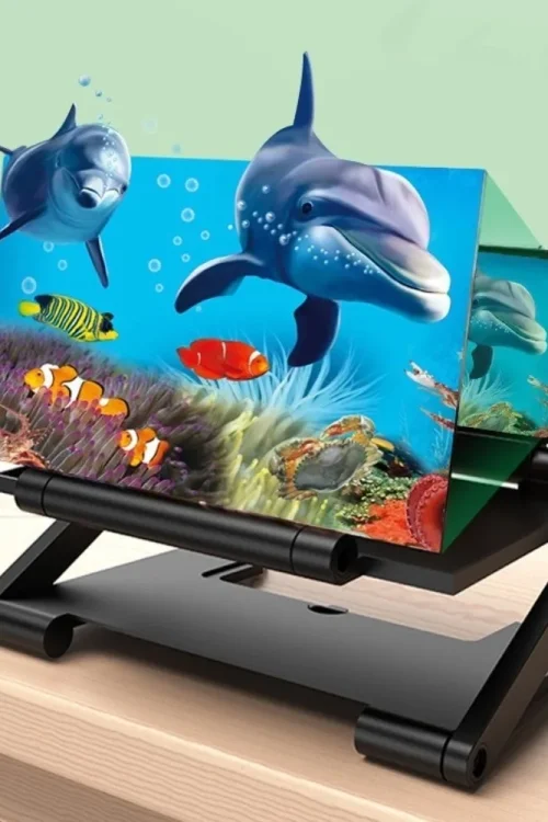 Folding Cell Phone Screen Amplifier Enlarged Screen Multi functional Screen Enlarge Magnifier HD Mobile Phone Magnifying Glass