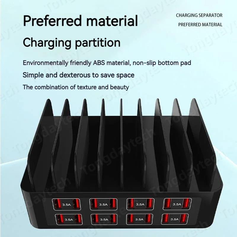 150W Universal Multi USB Type C Fast Charger 16 Port 3.5A MAX Charging Station Stand For Ipad Iphone 17 16 Samsung Xiaomi Tablet - Image 6