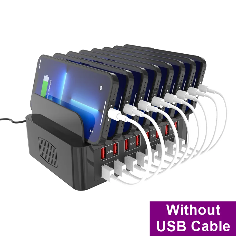 150W Universal Multi USB Type C Fast Charger 16 Port 3.5A MAX Charging Station Stand For Ipad Iphone 17 16 Samsung Xiaomi Tablet