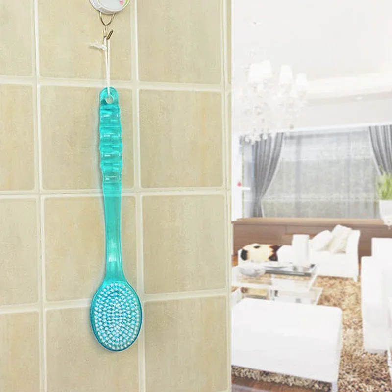 Long Handle Soft Bath Body Brush Back Shower Brushes With Handle Exfoliating Scrub Skin Massager Exfoliation Bathroom Brush - Image 3