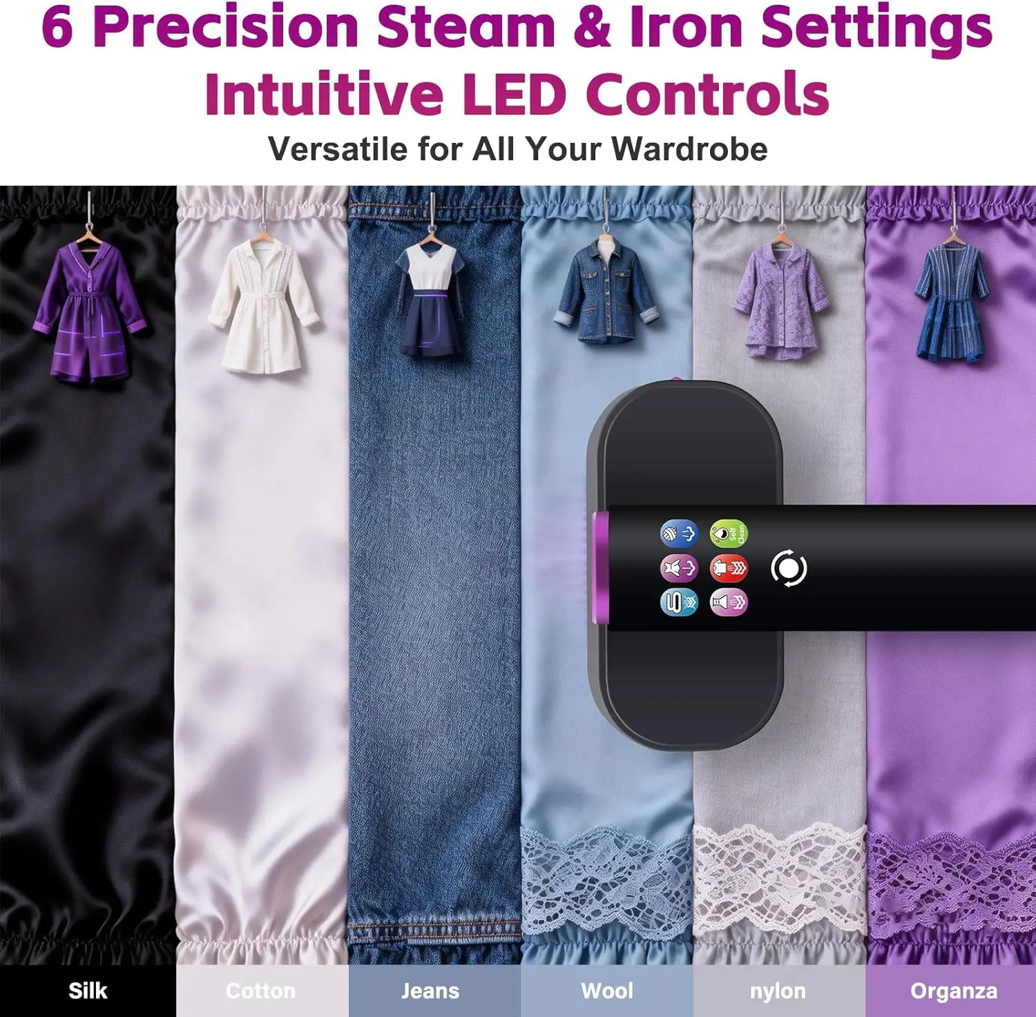Portable Steamer Iron Mini NEW Handheld Steam Iron for Clothes Fast Heating Travel Garment Fabric Press Machine with Home - Image 3